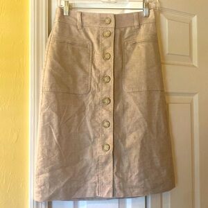 J. Crew Tan Casual Shirt Size 2